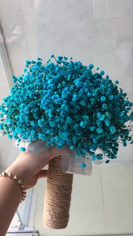 Hoa cưới ,hoa cầm tay cô dâu  - hoa baby xanh , cầm ngày cưới hỏi xong làm kỉ niệm luôn mấy nàng ơi 