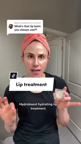 Replying to @lydiajstark #liptreatment #hydroboost #lipbalm #hyaluronicacid #drdrayrecommended 