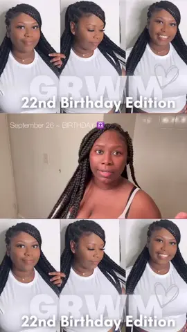 GRWM | 22nd Birthday Edition🤍 (my boyfriend cried when he seen me🥹) new video up on my youtube channel 🫶🏾