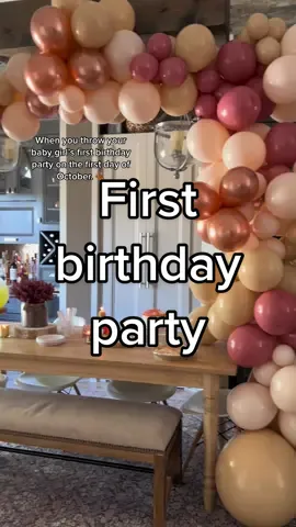 Threw a “One Groovy Girl” themed first birthday party today for my girl. 🌼  The balloon garland was perfect - I ordered online and was nervous about it but am so obsessed with the colors. Perfect for a fall birthday party! 🍂 #fallbirthday #birthdaypartyideas #birthdaypartydecor #firstbirthday #balloons #balloongarland #EndlessJourney 
