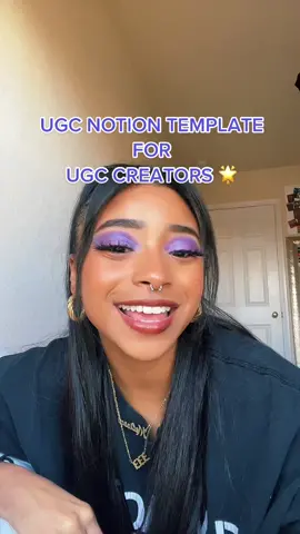 Notion Template for UGC Creators 💫  #notiontemplate #notionapp #ugccreatorjourney #usergeneratedcontentmarketing #usergeneratedcontentcreationtips #notiontemplateblackgirl 