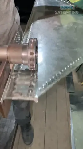 It's like Iron Man making his Iron suit. #satisfying #smooth #oddlysatisfying 