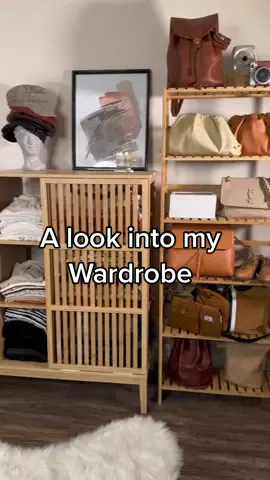 Make your wardrobe space aesthetic, youll feel more satisfaction with what you own. #wardrobe #closetorganization #neutralstyle #closettour 