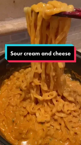 Replying to @The Ramen Guy my wife tries the creamy cheesy spicy carbonara fire noodles 