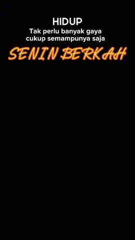 Alhamdulillah senin pagi