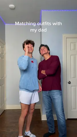 I heard matching with your family is in this season #trend #dad #notviral 