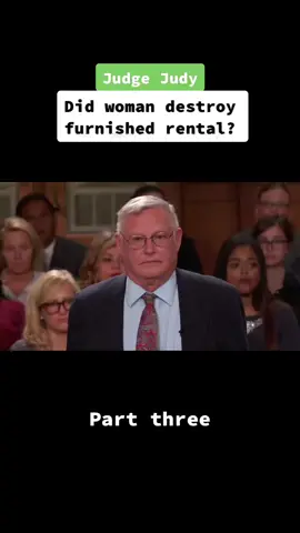 Did woman destroy furnished rental? #fyp #partthree #judgejudy #story #debate #evidence #proof #tenant #lawsuit #plaintiff #defendant #section8housing #rent #guilty #innocent #episode #show #drama #civil #court #judgement #furnished #securitydeposit #pictures #receipt #property #condo #inventorychecklist #document #inspection #management #fraud #bedbugs #removed #incometax #dismissed #damages #verdict #counterclaim #arguement #lies #truth #viral #foryou  