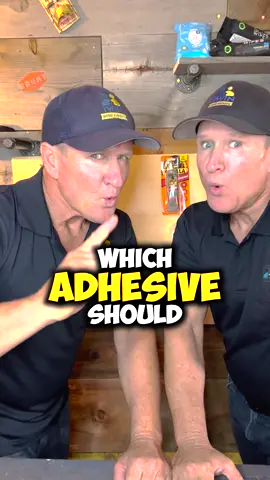 Which ADHESIVE should you BUY? Twins put the top 2 brands to the test. #productreview #adhesives #homeowner 