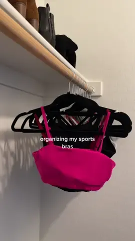 I love having my own closest 😍 #closetorganization #workoutclothes #clothesorganization 