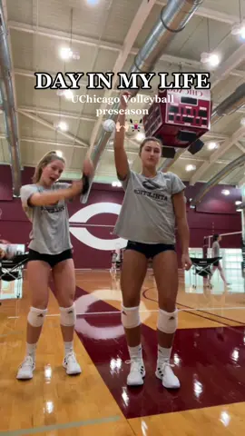 Goodbye preseason 👋🏻 the physical pain will not be missed #Preseason #volleyball #vball #collegeathlete #chicago 