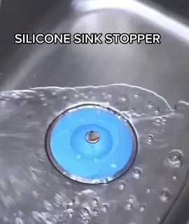 Silicone sink stopper is an essential need for any household 🏡  #sinkstopper #silicone #drain #strainer #removable #household #housekeeping 