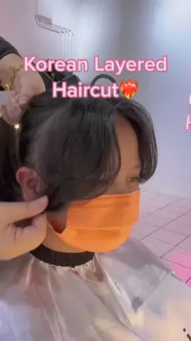 Korean Layered  Haircut❤️‍🔥 #fyp #koreanlayercut 