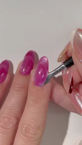 The saddest peel ever 🥲 #peeloff #nails #nailhack #LearnOnTikTok #asmr 
