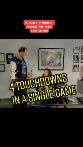 Who doesn't remember the player that scored 4 touchdowns in a single game?? #albundy #comedy #dadlife #marriedwithchildren #football #tiktokmademebuyit 