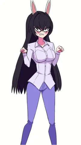Sad… Bunny Dance? #fyp #SadCatDance #anime #animation #musclemaddie #meme #foryoupage 