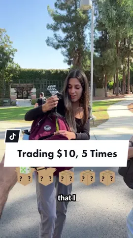 What happens if you trade $10, 5 times? #strangers 