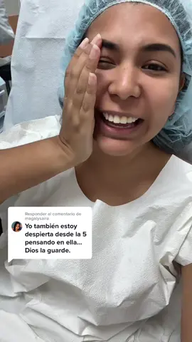 Respuesta a @magalysaira casi entrando a cirugía!! 