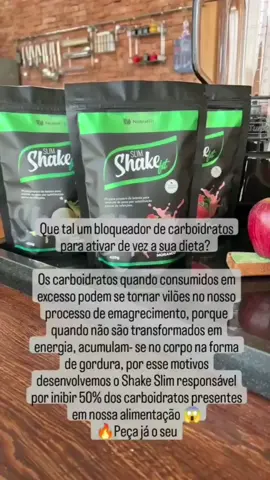 O Shake Slim ajuda a bloquear os carboidratos e açúcares presentes no alimentos que consumimos diariamente facilitando a queima de gordura de forma saudável e eficaz!  Peça já o seu no sabor da sua preferência 😍 Link na Bio! ☝🏻 #projetoverao2022 #outubrorosa #secarbarriga #emagrecimento #videostiktok 