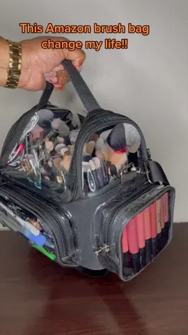 You need this right now!! Found this on #Amazon and I am obsessed! https://amzn.to/3RF1DkH #amazonfind #viral #fyp #hack #explore  Visit the NAONAYA Store  266 Makeup Brush Case, NAONAYA Large Makeup Brush Holder Professional Makeup Artist Travel Case Clear Waterproof Cosmetic Organizer Bag, Full Open Easy to Access, with Adjustable Strap and Dividers