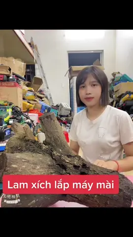 Bộ Lam xích lắp máy mài cắt cây #lamxich #lamxichcuago #lamxichlapmaymai #xuhuong #xuhuongtiktok 