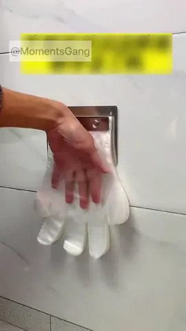 Plastic glove holder