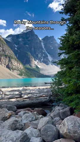The Canadian Rocky Mountains are beautiful in any season. My favorite time to visit is in autumn because it’s less busy and the lakes are not frozen yet. You might even get a dusting of snow which makes everything look magical.