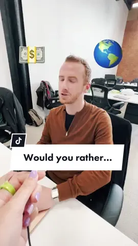 Which would you rather?🤔 #fyp #wouldyourather #agencylife #worklife #officelife #officefun #socialmediamarketing #socialmediaagency 