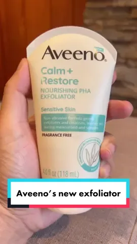 Time to break up with your old harsh exfoliator and try out @Aveeno_US Calm+Restore exfoliator  available at @target! #AveenoPartner #Aveeno