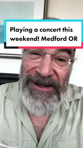 I’m gettin back to singing concerts which I deeply love doing. I’ve got one this weekend in Medford Oregon. Come and join us! You can find tickets at craterian.org. As the saying goes “Who doesn’t wanna be in Medford on the weekend!?” Thanks to @craterian for having us!