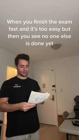 When its too easy you know you got the wrong answers 
