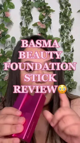 BASMA foundation stick first impressions/ review✨ #basmabeauty #stickfoundation #foundationreview #makeupreview #viralmakeupproducts #testingmakeup #fullcoveragefoundation #dulceevillanuevaa 