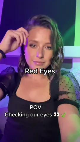 Checking our eyes after that #livestream 👀 #katiethurston 