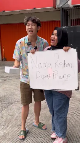 NAMA REHAN DAPET IPHONE #BorongSeIndonesia 