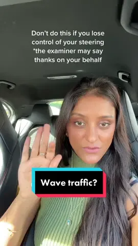 #answer to @aaliyahflood123 #driving #test #hand #gesture #thankyou #hazard #lights 