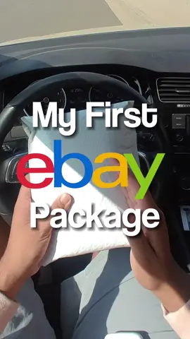 Dropping off my first eBay package at the post office 📦😄 #ebayseller #ebay #package #pov #pokemoncards 