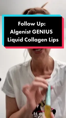 I started using the GENIUS #liquidcollagen lip by Algenist for about a month. This is a follow up #skincarereview of it and what I think about it a month later. #Skincareover50 #over50skincare #skincaretip #skincarereview #skincaretipsandtricjs #genxwomen #womenover50 #over50women @powerandpixiedust 