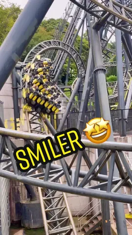 Smiler - @Alton Towers Resort  #insane #rollercoaster #uk #themepark #carnival #fast #upsidedown #carnival #funfair #music #fyp #foryoupage 