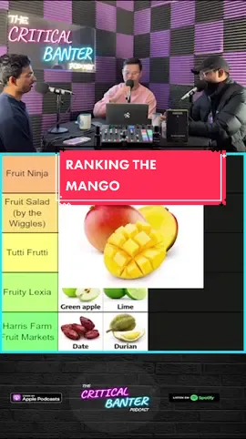Full videos on YouTube #fruit #tierlist #podcastclips #funny 