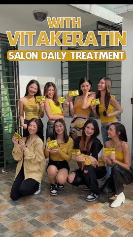 #BINI : Gandang salon-lasting hair, kaya ba ma-achieve? Hirap mag maintain ng salon hair sa dami ng ganaps lately. Good thing we discovered VitaKeratin Hair Treatment, now in an upgraded formula with keratin, vitamins, and oils that keeps our hair salon straight, smooth, and shiny every day. Now available in a new and improved pack! 2x sa dami kaya 2x sa sulit! #GandangSalonLasting #VitaKeratinPH #HairTreatment  #tiktokph #fyp #foryou #foryoupage #foryourpage #viral #tiktokviral #PPop #PPopRise #PPopRiseBINI #OPMRise #biniph 