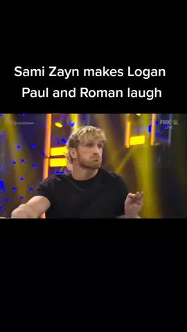 #Samizayn makes #loganpaul and #romanreigns break character! #WWE #smackdown 