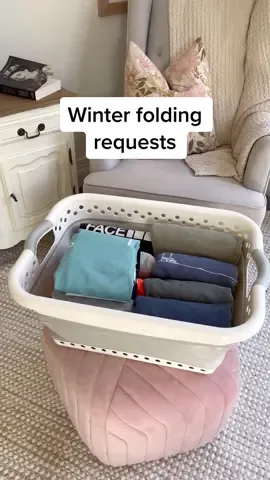 Winter folding requests #organize #folding #fypシ 
