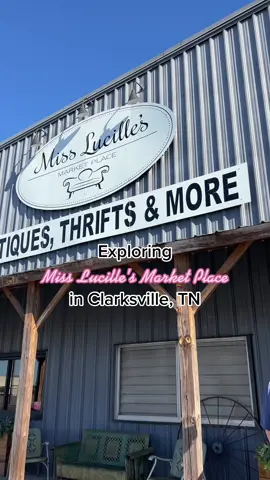 Exploring Miss Lucille’s Market Place in Clarksville, TN 💞 #vintage #antiques #thrifting #marketplace #clarksvilletn #shopwithme #visitclarksvilletn 