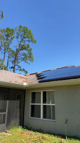 Everyone in Florida NEEDS to get Tesla Solar and Powerwall BEFORE the next big storm hits. My house had power for 8 days when no one else in my neighborhood did.  #greenscreen 