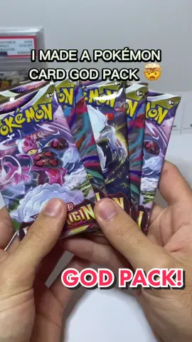 I Made A Pokemon Card GOD PACK! 🤯 #fyp #pokemon #pokemoncards #collection #viral 