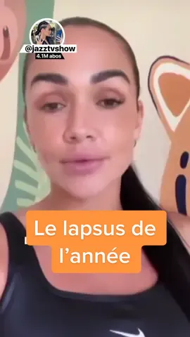 Le lapsus de l’année 🫣#jazztvshow #influenceuses #influence #influenceur #lapsus #bourde #humour 