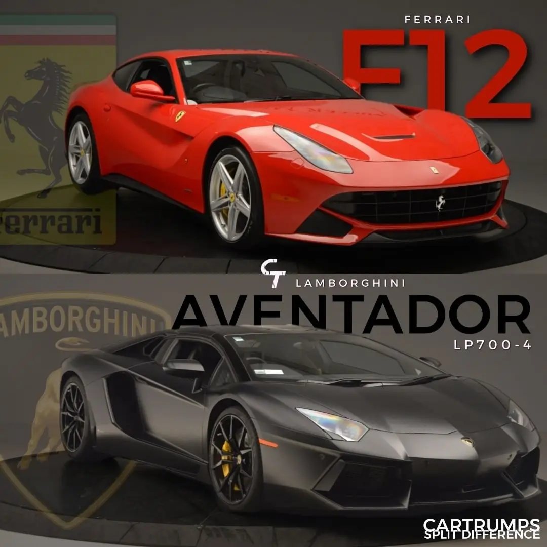 ⚔️F12 or Aventador?⚔️ Tell me which prefer #f12 #f12berlinetta #f12superfast #aventadorsv 