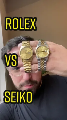 Rolex DareJust vs Seiko #reloj #relojes #watch #watches #watchaddict #rolex #seiko #tissot #timex #fyp #parati #invicta #citizen #AP #rolexchallenge #rolexwatch #rolexdatejust #rolexdatejust36 #seikodatejust 