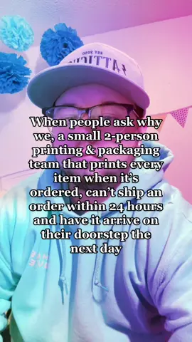 We’re not Amazon and there are no robots filling orders, just humans! #smallbiz #queerbiz #queertok 