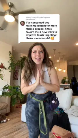 Replying to @cherilynmorgan Thank YOU!! 🫶🏼 Most dog training content I’ve seen is boring or out of touch with your average, everyday dog owner. I’m here to make this more fun. I’m so happy yall enjoy my videos, it means a lot🥺❤️ #easydogtraining 