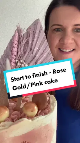 Watch me make the Rose Gold/Pink cake. Pampas/Spears from @Petalsandpampas  #caketok #learncake #learncakedecorating #buttercream #debbiebakes #prettycakes #cutecakes #watchme #learnfromme #pinkcake #rosegoldcake #cupcakeart #pampas #spears #cakeideasforgirls #cakeoftheday 